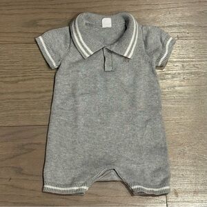 GAP Gray Knit Baby Bodysuit